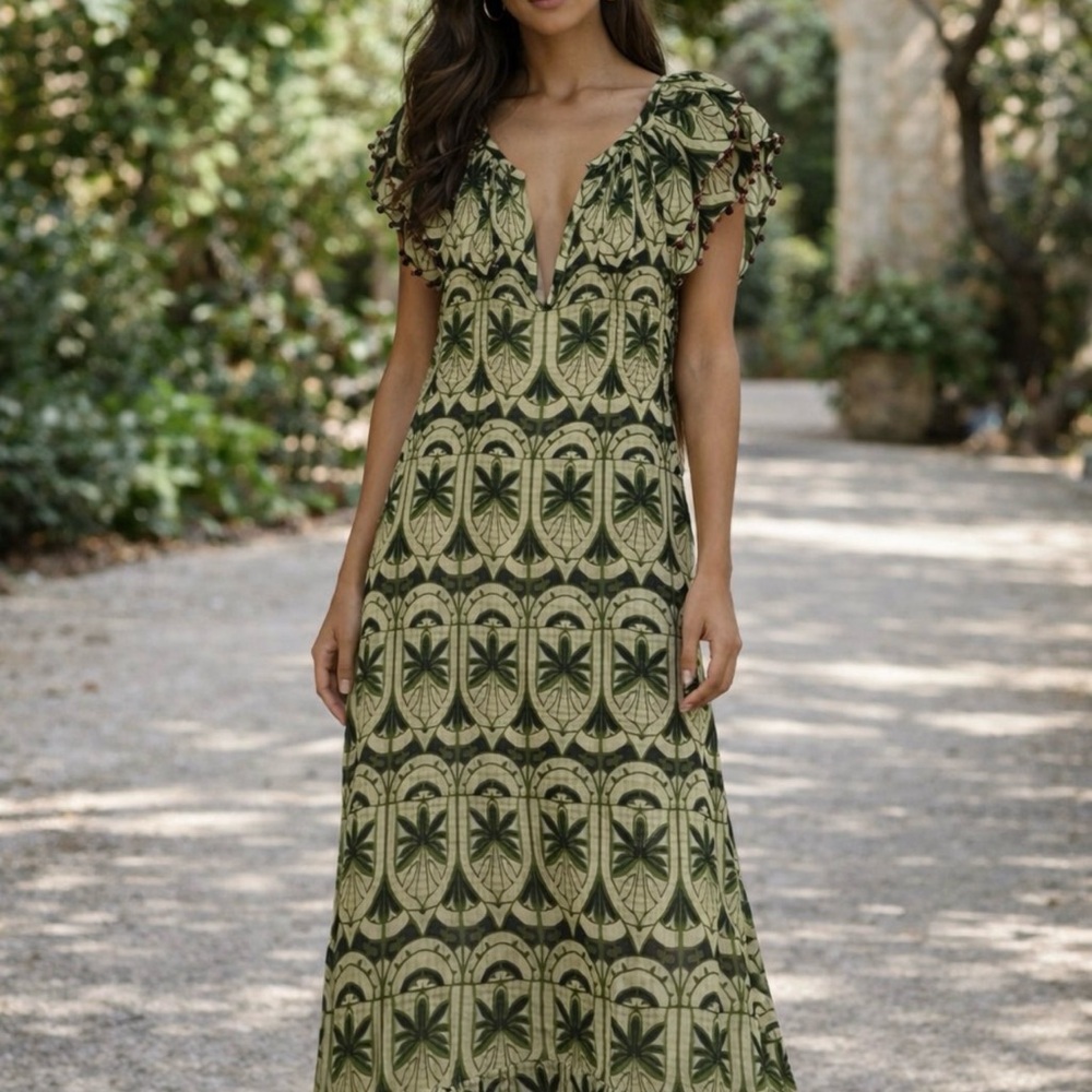 Ollari Tatum Ankle Dress size M